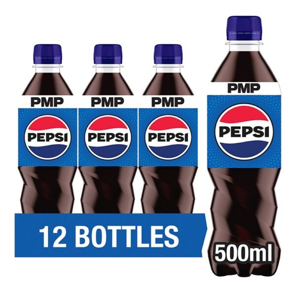Pepsi Cola Bottle PMP 500ml 500ml × 12 × 1